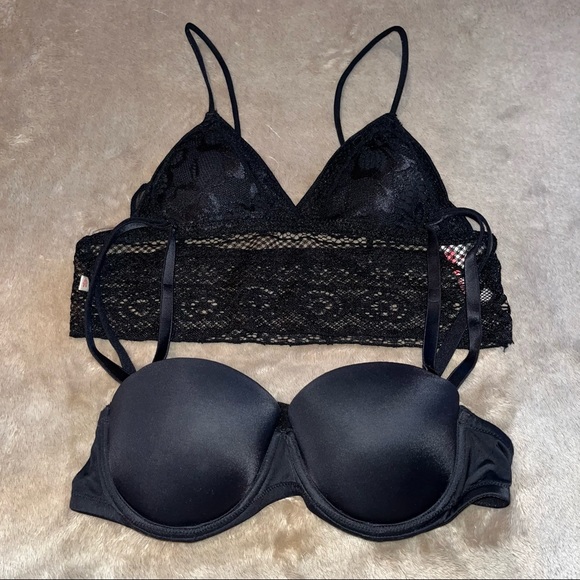 PINK Victoria's Secret Other - Bundle of PINK Victoria’s Secret Wear Everywhere Bra and Wallflower Bralette